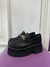 MOCASÍN LUIGI JAZZ ALTA CUERO NEGRO - Sandalias, zapatos, Botas y Borcegos de mujer con plataforma | Sofia de Grecia