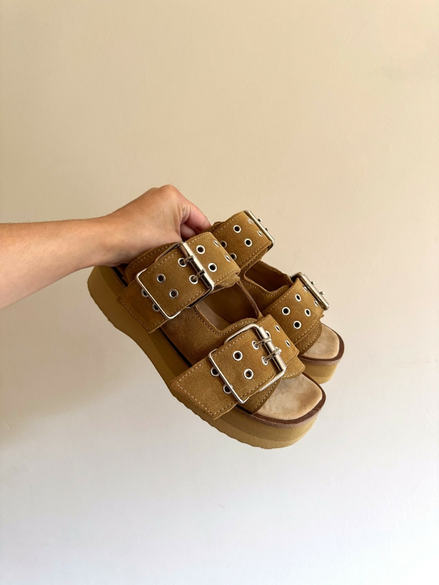 Sandalia Harper Funk Gamuza Camel thumbnail 2