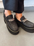 MOCASÍN LUIGI JAZZ ALTA CUERO NEGRO en internet