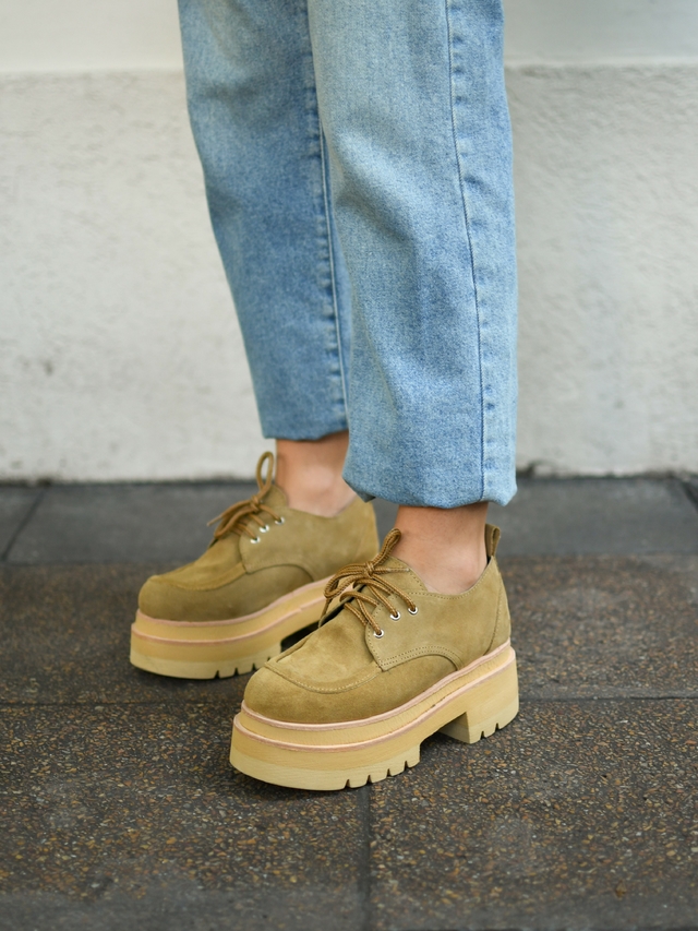 Zapato Amelie Gamuza Camel thumbnail 2
