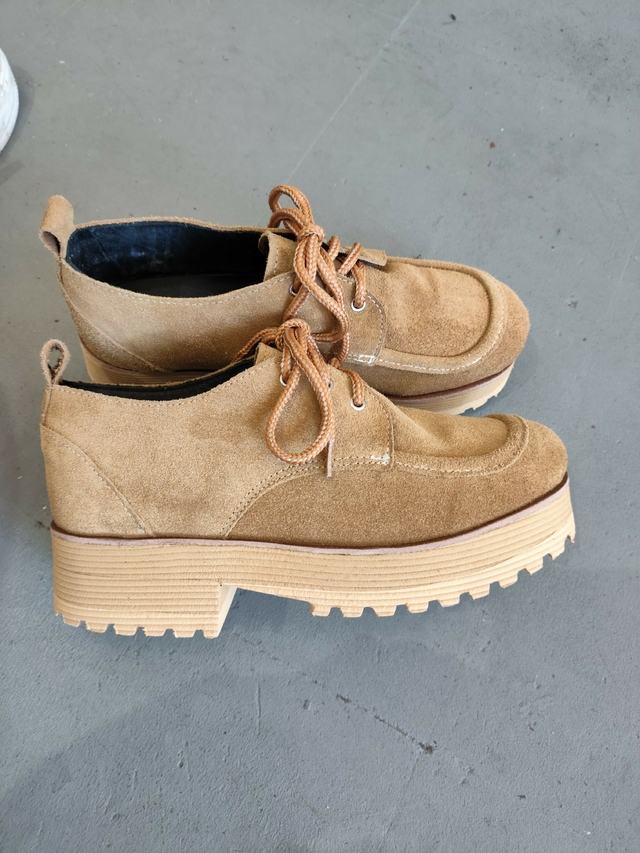 Zapato Greta Jazz Gamuza Camel (Feria) thumbnail 2