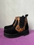 BOTA ELVIS JAZZ GAMUZA CROCO NEGRO Y CUERO PRINT