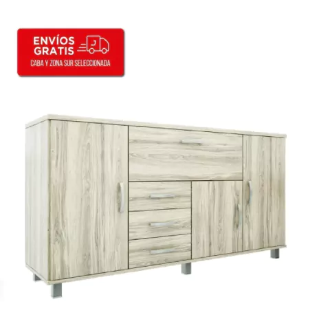 Bahiut Orlandi 180 Cm 4 Puertas 3 Cajones