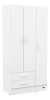 Ropero Placard 3 Puertas Mosconi Express 2 Cajones - comprar online