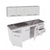 Combo Cocina Orlandi 1.60 Cm + Mesada Central - comprar online