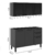 Combo De Cocina Bajo Mesada + Alacena Bertolini Mod. Estilo 1.20 Gris en internet