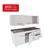 Combo Cocina Orlandi 1.20 + Mesada Central