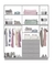 Imagen de Placard Puerta Abrir Orlandi Nordica 1.75 Mts 2 Cuerpos