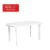Mesa De Jardin Garden Life Maldiva 423500 Blanca 1.34 X 0.84CM