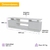 Rack Tv Led Premium Orlandi 1.82 mts en internet