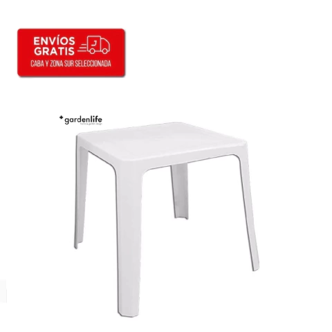 Mesa Plástica De Jardín Garden Life Intima Cuadrada - comprar online