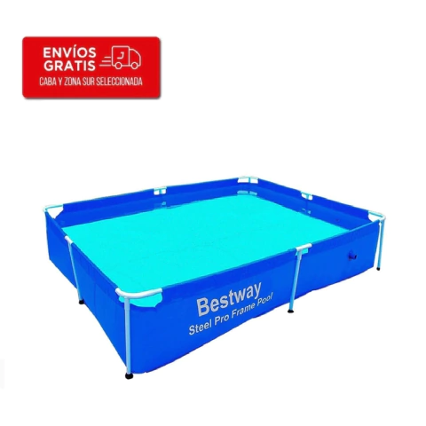Pileta Estructural Bestway 10471 2.28 X 1.58 Cm 1500 Lts Rectangular - comprar online