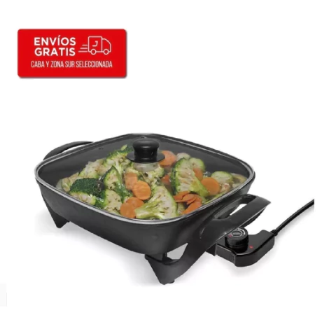 Sarten Eléctrica Suono HOG0163NEG 1500W-Color Negro