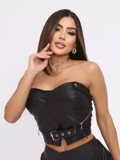 CROPPED CORSELET FABI na internet