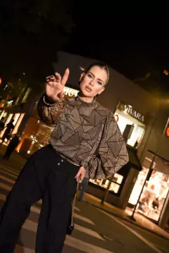 BLUSA GOLD ISTAMBUL - Sol Oliveira Boutique