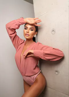 BODY CAMISA ROSE na internet