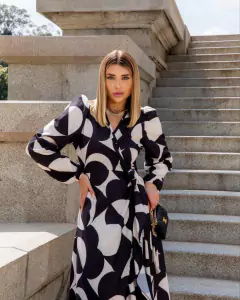 VESTIDO ESTER CREPE - Sol Oliveira Boutique