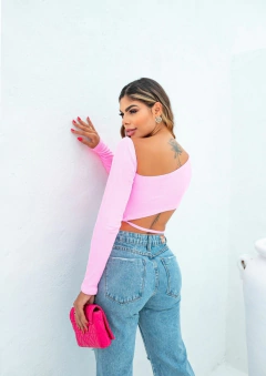 Cropped de tiras - Manga Longa - comprar online