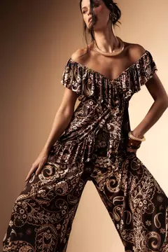 PANTALONA DAISY BROWN - Sol Oliveira Boutique