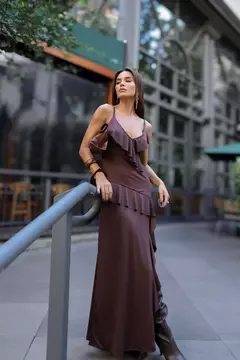 Vestido Vivi Marrom