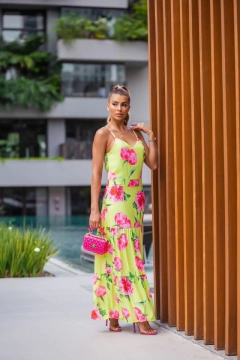 Vestido Longo Floral - comprar online