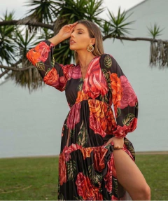 Vestido Flower Black - comprar online
