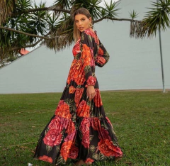 Vestido Flower Black na internet