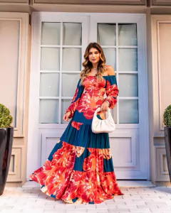 VESTIDO LU LARANJA na internet