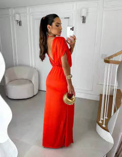 VESTIDO DECOTE FENDA