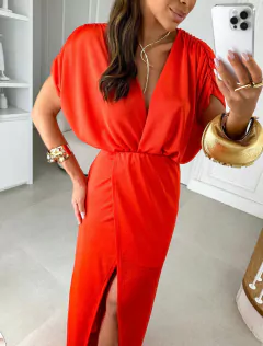 Imagem do VESTIDO DECOTE FENDA