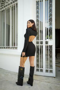 VESTIDO BASIC CANELADO - comprar online