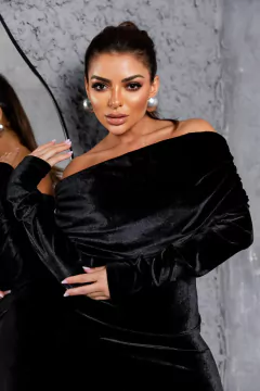 VESTIDO AMANDA VELUDO CRISTAL na internet