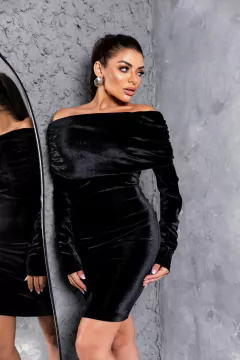VESTIDO AMANDA VELUDO CRISTAL