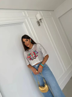 CROPPED EM PAETE - Sol Oliveira Boutique