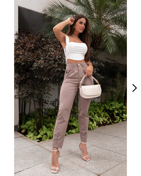 Almond - Calça Denim Color - comprar online