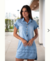 Bali - Vestido Jeans Tom Azul Claro - comprar online