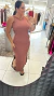 VESTIDO CANELADO PLUS - comprar online