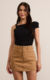 SHORT SAIA JEANS CAPUCCINO - comprar online