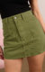 SHORT SAIA JEANS VERDE - Visual Modas