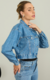 JAQUETA JEANS CROPPED na internet