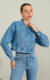 JAQUETA JEANS CROPPED - comprar online