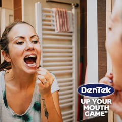 CEPILLO INTERDENTAL DENTEK EASY BRUSH STD 10U - tienda online