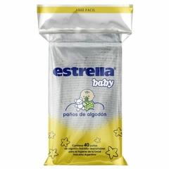 ESTRELLA BABY PAÑOS DE ALGODÓN 40U