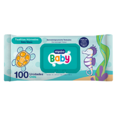 TOALLITAS HUMEDAS ALGABO WIPES BABY 100U C/TAPA