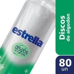ALGODÓN ESTRELLA DISCOS 80U