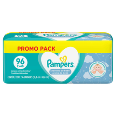 TOALLAS HUMEDAS PAMPERS AROMA BEBE X 96U
