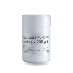 CLORO EN PASTILLAS MULTIFUNCION (200 GRS) X 1 KG