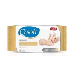 TOALLITAS HUMEDAS QSOFT PREMIUM 40U OLEO CALCAREO