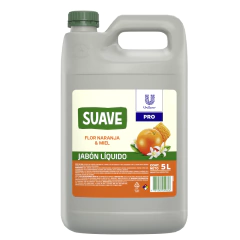 JABON LIQUIDO SUAVE FLOR NARANJA Y MIEL 5LT