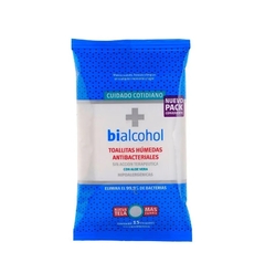 BIALCOHOL TOALLAS HUMEDAS x 15 UNIDADES